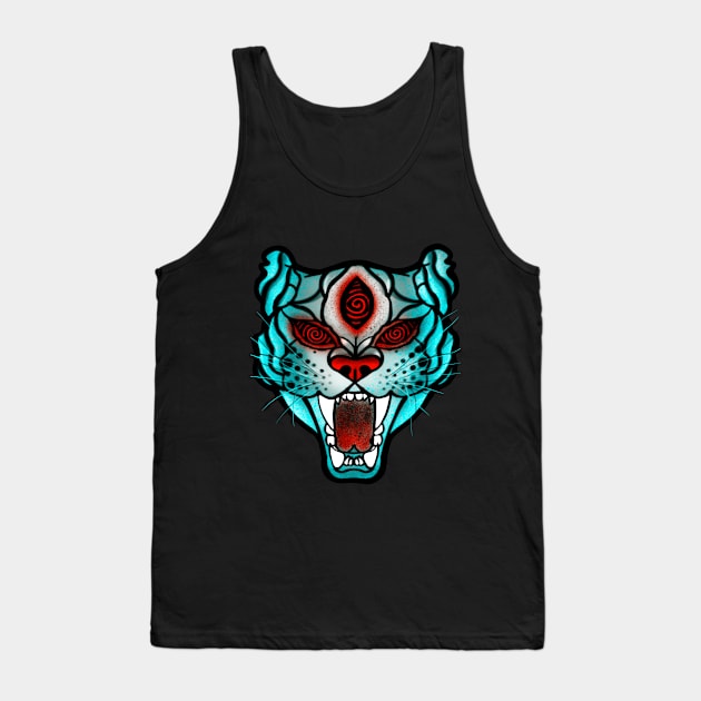 hypnotic tiger Tank Top by Daxa